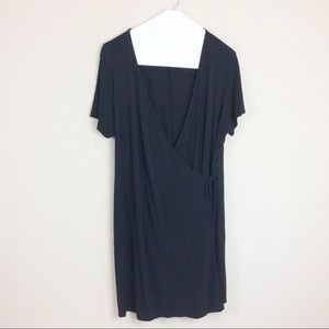 J. Jill black jersey wrap dress Size 26W